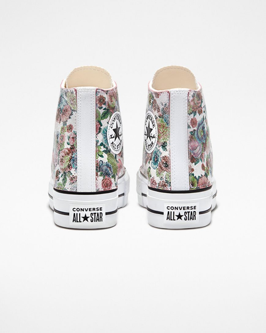 Topanky Na Platforme Converse Chuck Taylor All Star Lift LTD Floral Vysoke Damske Kvetinové | SK JXZRP6